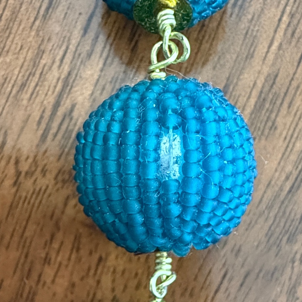 Mercedes Salazar Beaded Clip On Earrings - Picture 5 of 5